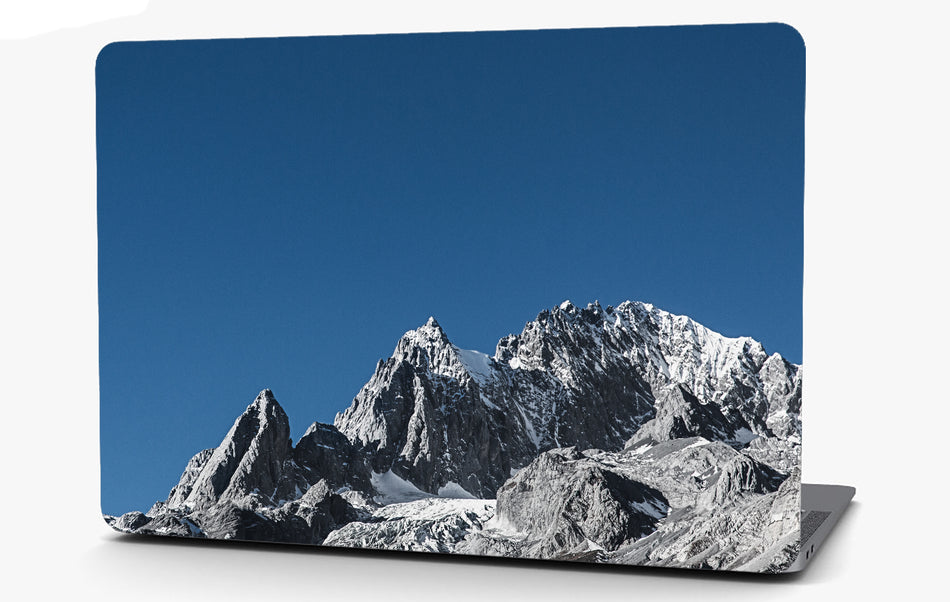 Mountain Peek Snow Landscape Vinyl Laptop Computer Skin Sticker Decal Wrap Macbook Various Sizes