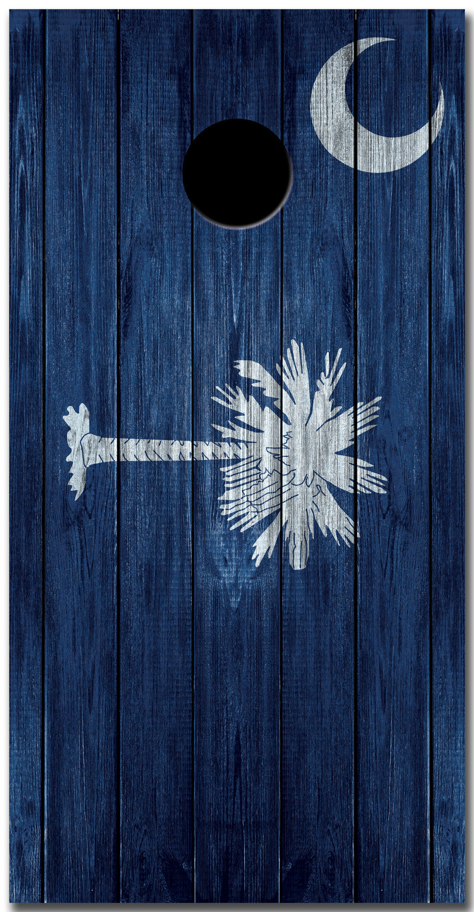 2x South Carolina Flag Distressed Wood Cornhole Board Bag Toss Vinyl Wrap Set- Universal Fit Oracal 3M