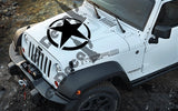 16" or 21" Hood Army Star for Jeep Wrangler, Rubicon, Cherokee