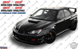STI Vinyl Decal Sticker x4 Foglight Cover 2 Color Fits: Subaru WRX Impreza XV