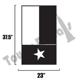 TEXAS STATE flag hood decal dont mess with fits: Dodge Ram Chevy Ford Toyota-0069