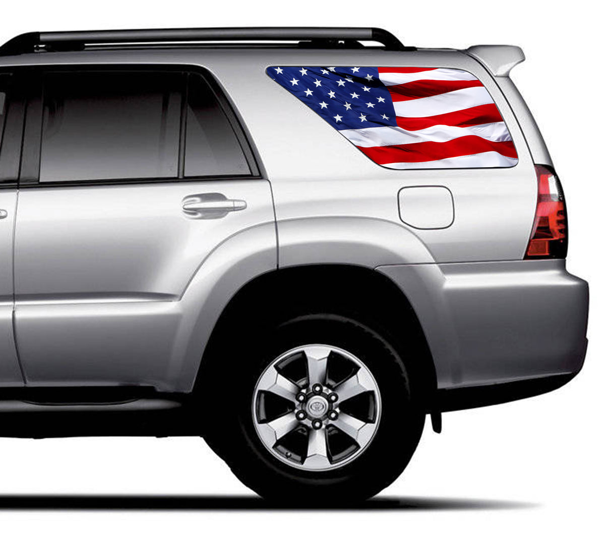 perforated window decals for cars and trucks