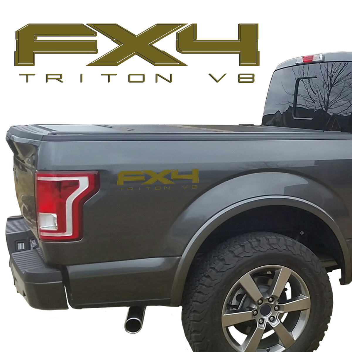 FX4 Triton  V8 Vinyl Decal