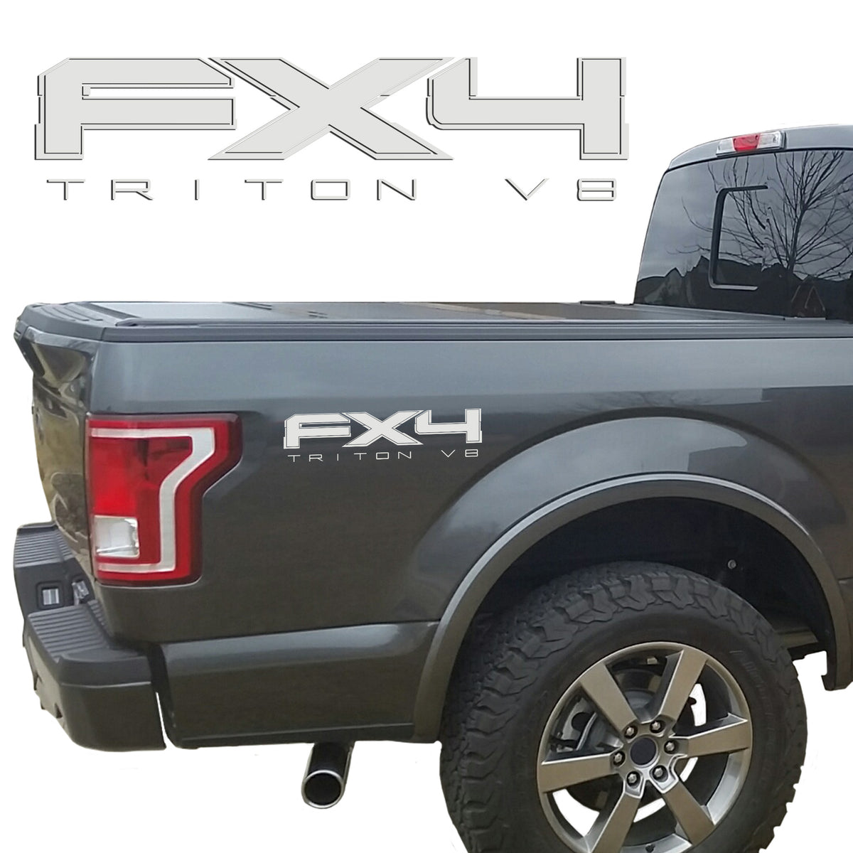 FX4 Triton  V8 Vinyl Decal