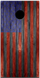 2x American Flag Distressed Wood Cornhole Board Bag Toss Vinyl Wrap Set- Universal Fit Oracal 3M