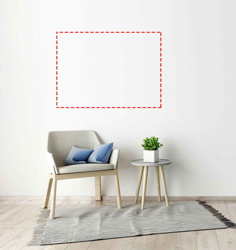 Custom Interior Wall Decal Up To 48 x 46 Inches